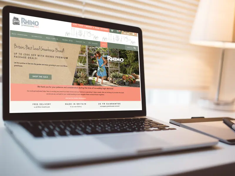 Greenhouses Direct screenshot